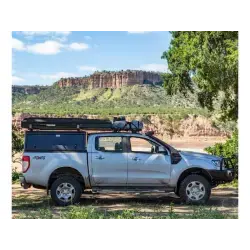 Hardtop Explorer noir lisse Double Cabine Ford Ranger 2012-2022 Alu-Cab